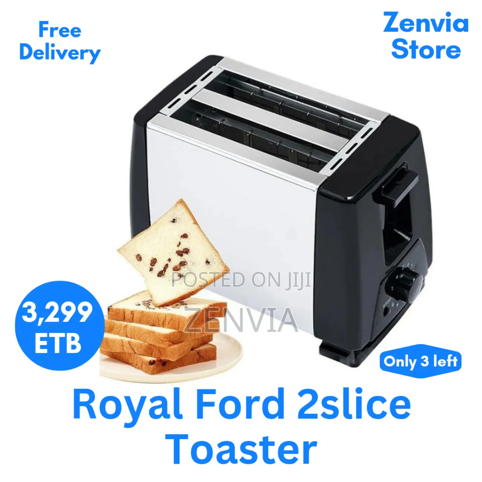 Royal Ford 2slice Toaster / Free Delivery /