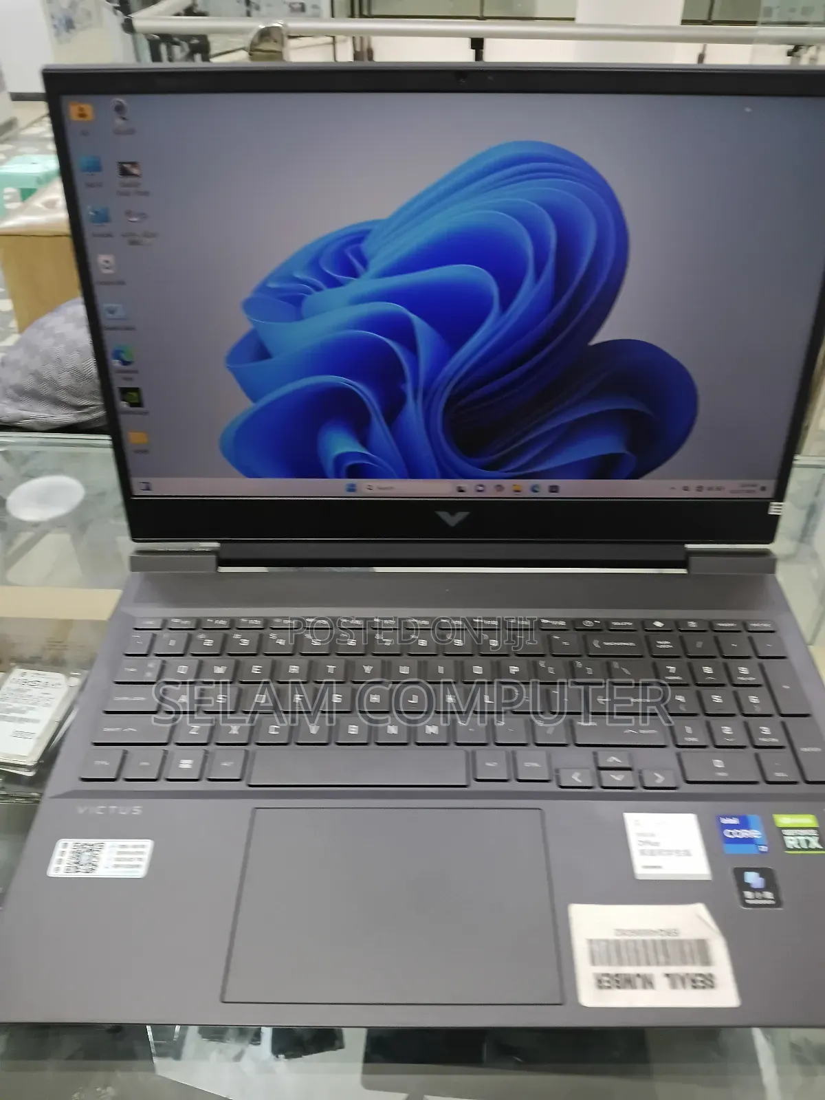 New Laptop HP Victus 16 16GB Intel Core I7 SSD 512GB