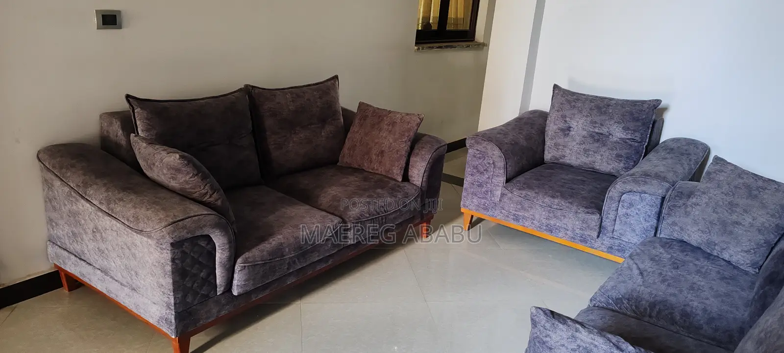 Quality Sofa | Gray | Three Se
