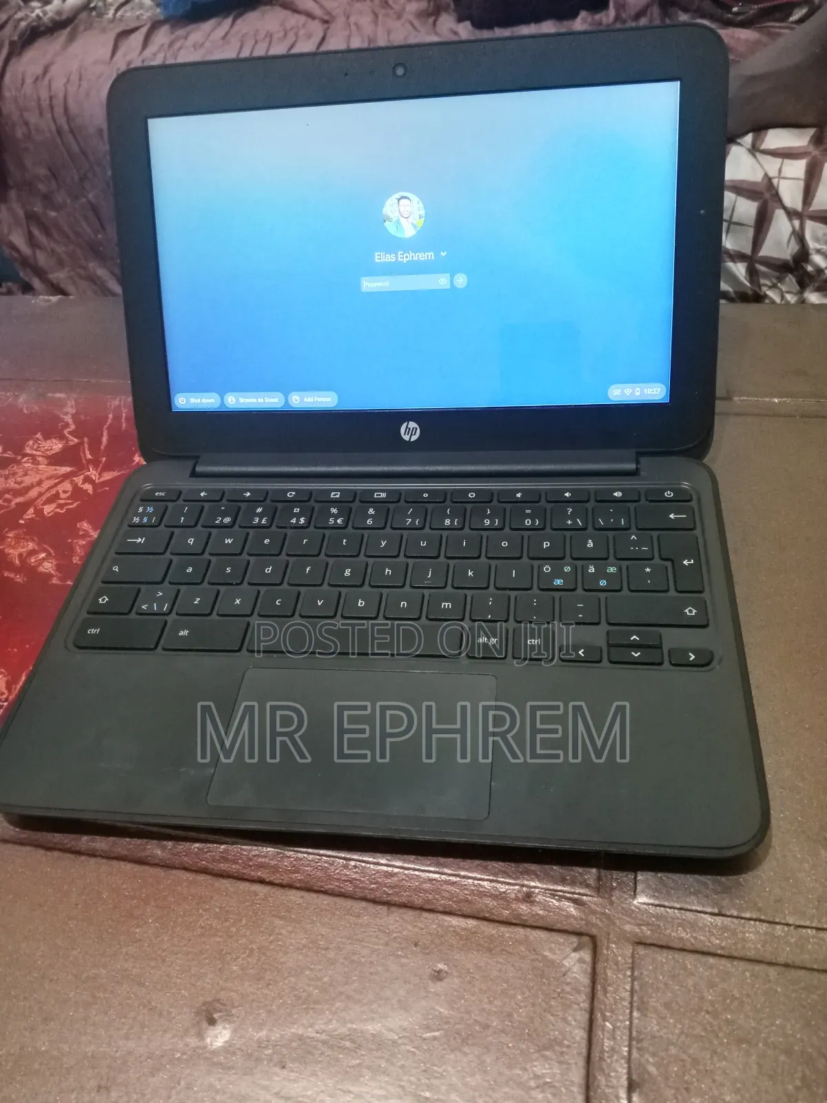 Laptop HP Chromebook 4GB Intel Xeon HDD 32GB