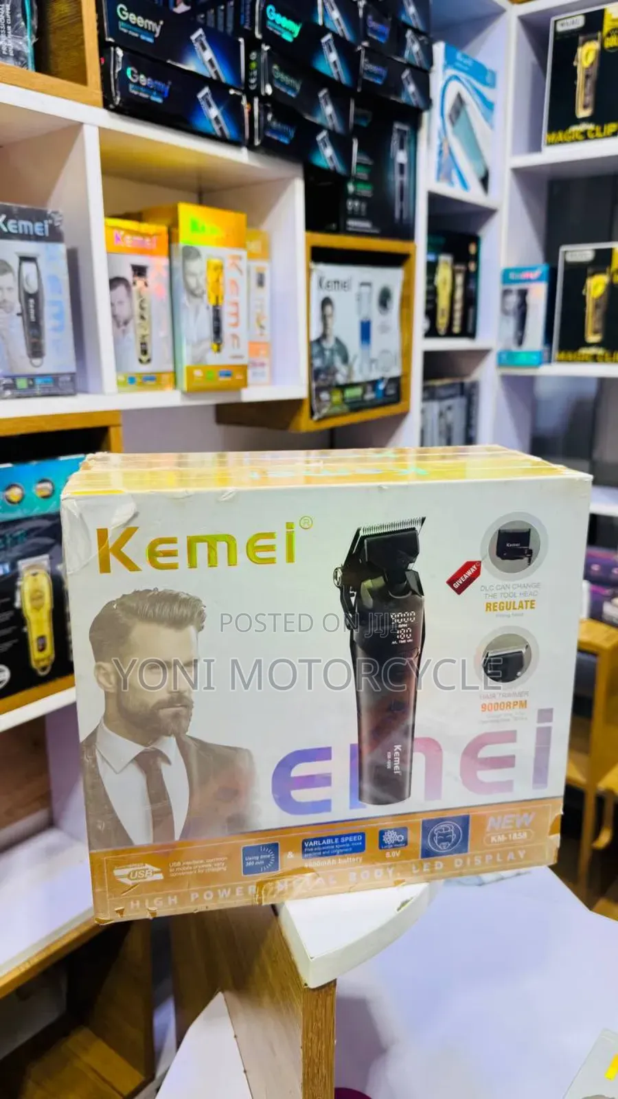 Kemei Original Rechargeable Hair Clipper0hairclipper1kemeiclipper1858h