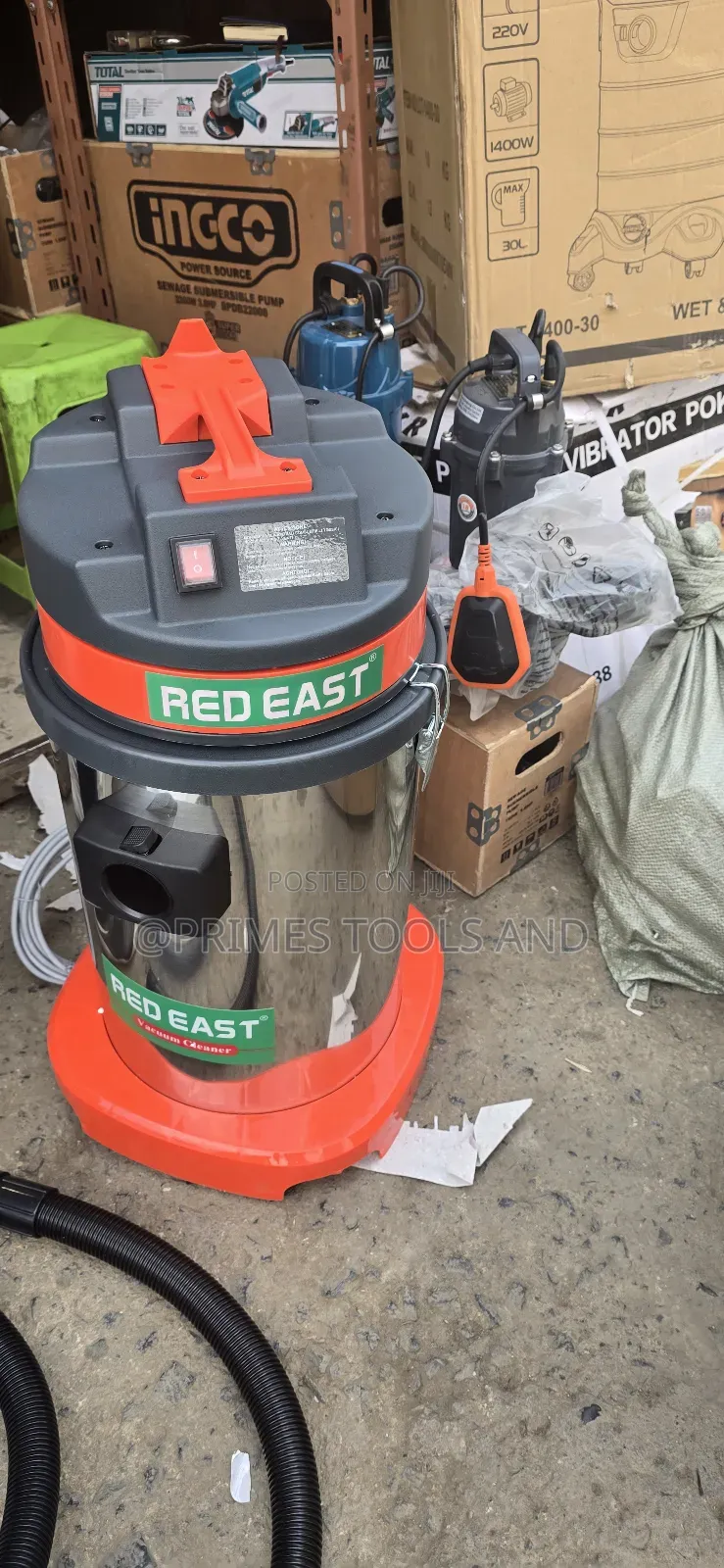 Red East ኢንዱስትሪያል ቫኩም ክሊነር