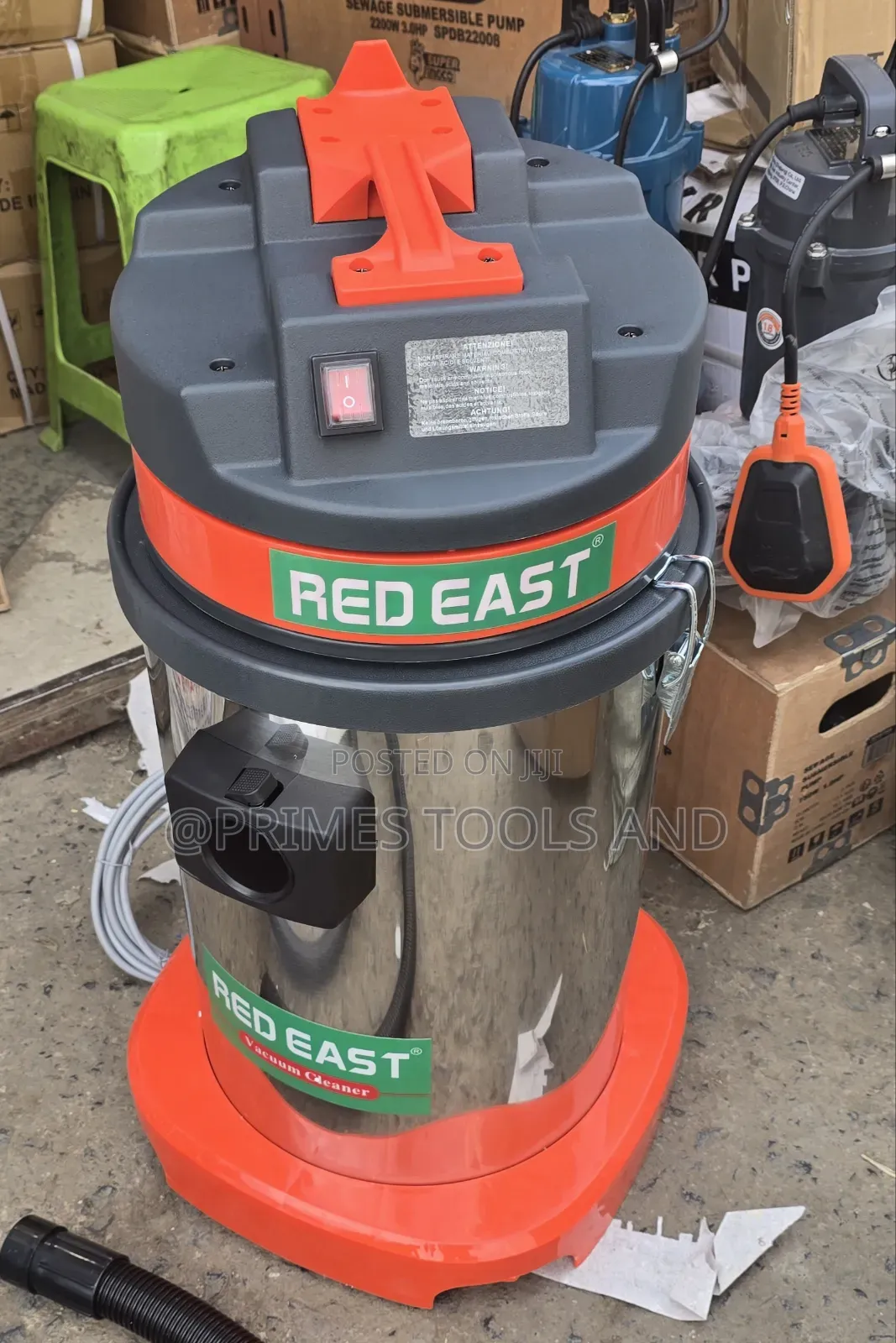 Red East ኢንዱስትሪያል ቫኩም ክሊነር