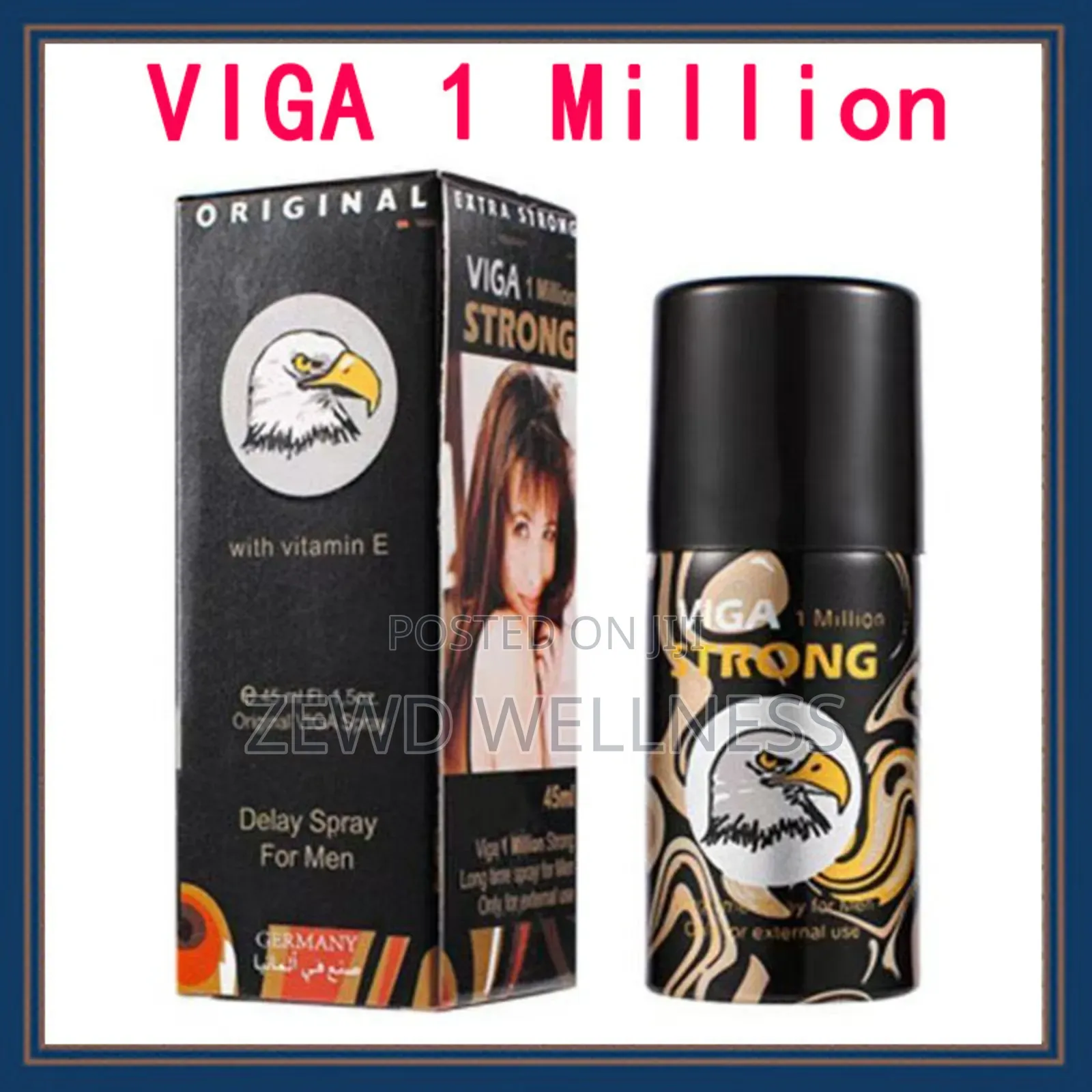Viga 1 Million Delay Spray - ለወንዶች ልዩ ጥንካሬ!