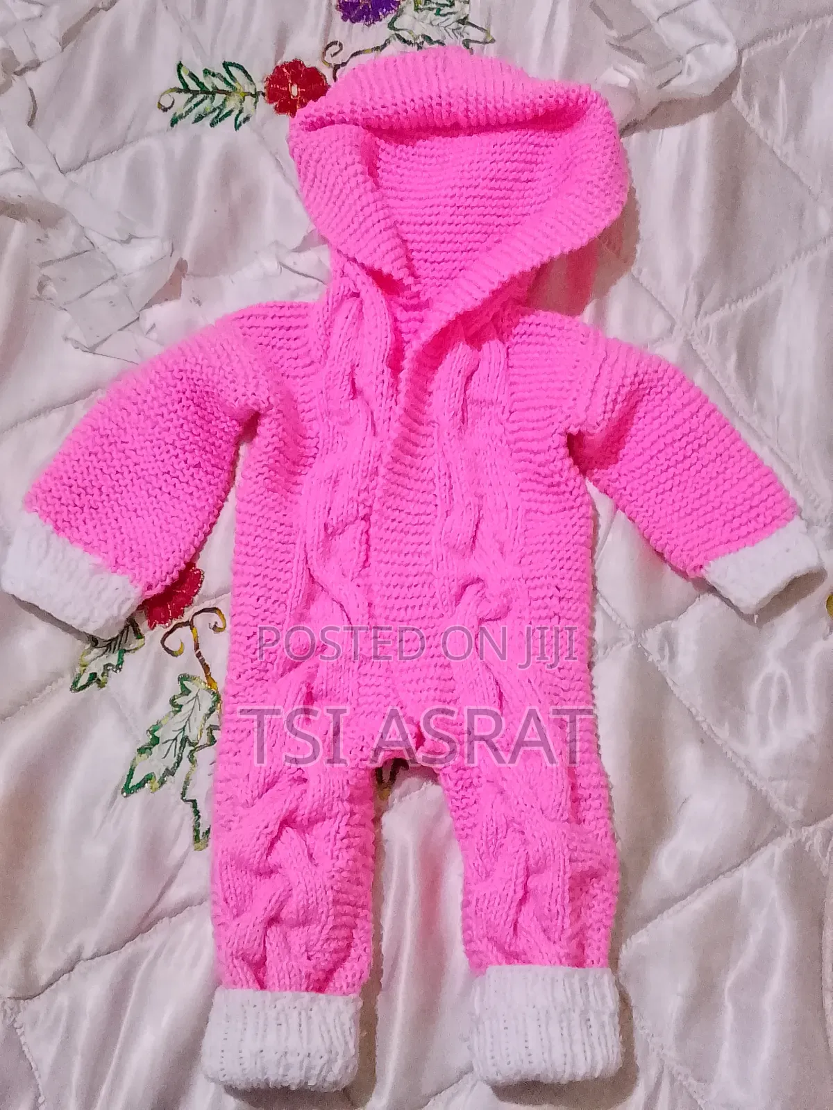 Hand Made Knitted Baby Ramper