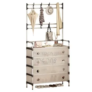 Photo - Storage Rack for Shoes,Hats Coat ጫማ,ቦርሳ,ጥላ,ኮፍያ መደርደሪያ #Shoes Rack
