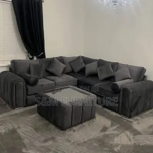 Photo - Stark L Shape Sofa With Table. ሶፋ