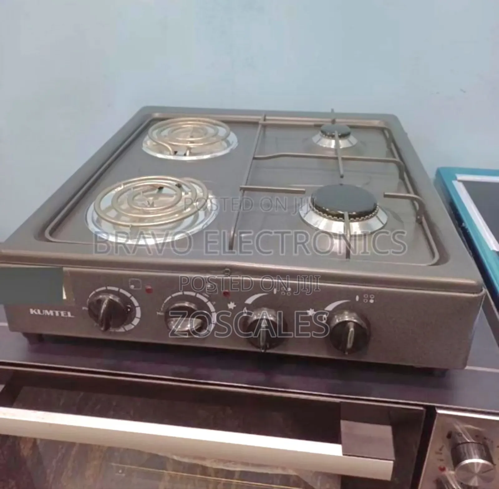 Kumtel 2 Electric 2 Gas Stove