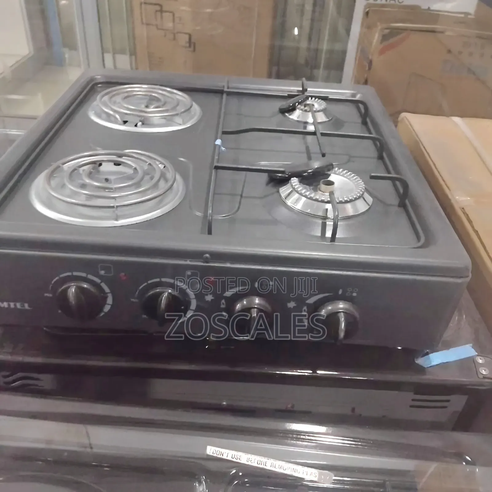 Kumtel 2 Electric 2 Gas Stove