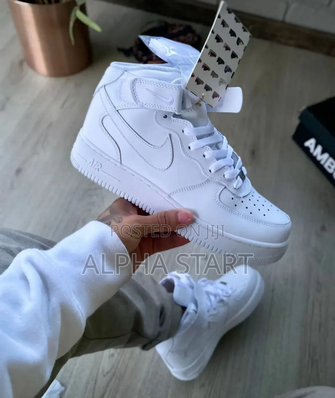 Nike Air Force Olive Boots High Quality Shoes Made in Vietnam