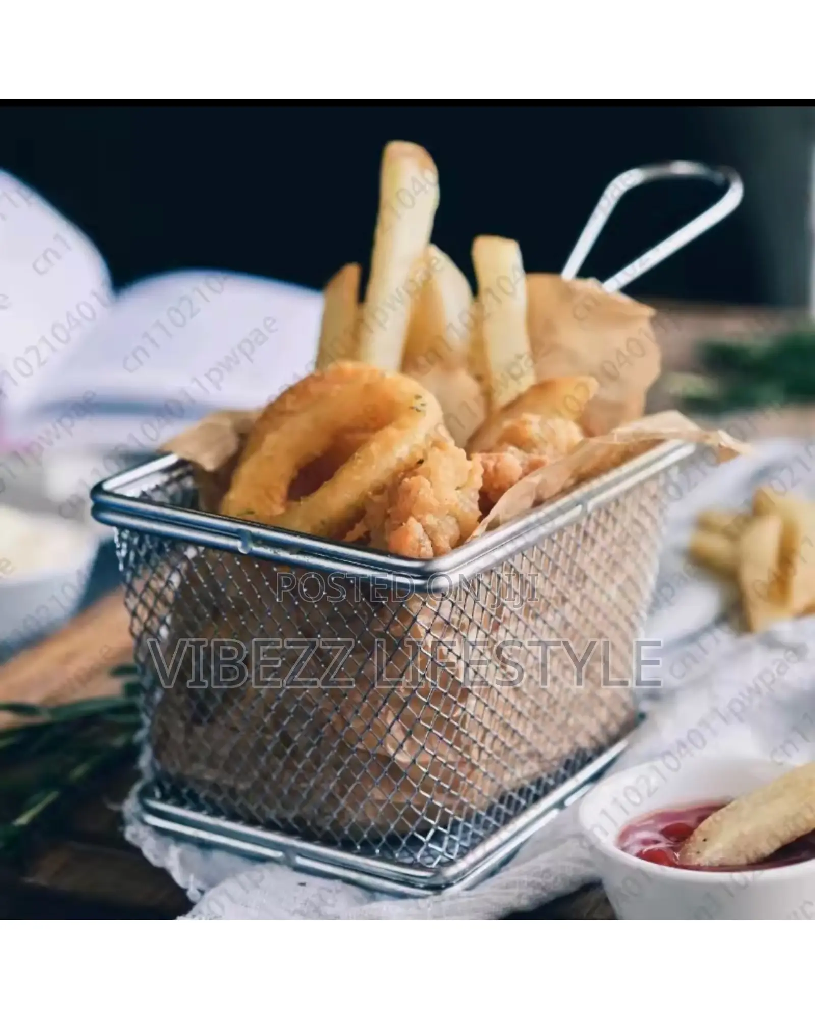 Fried Chips Serving Pan