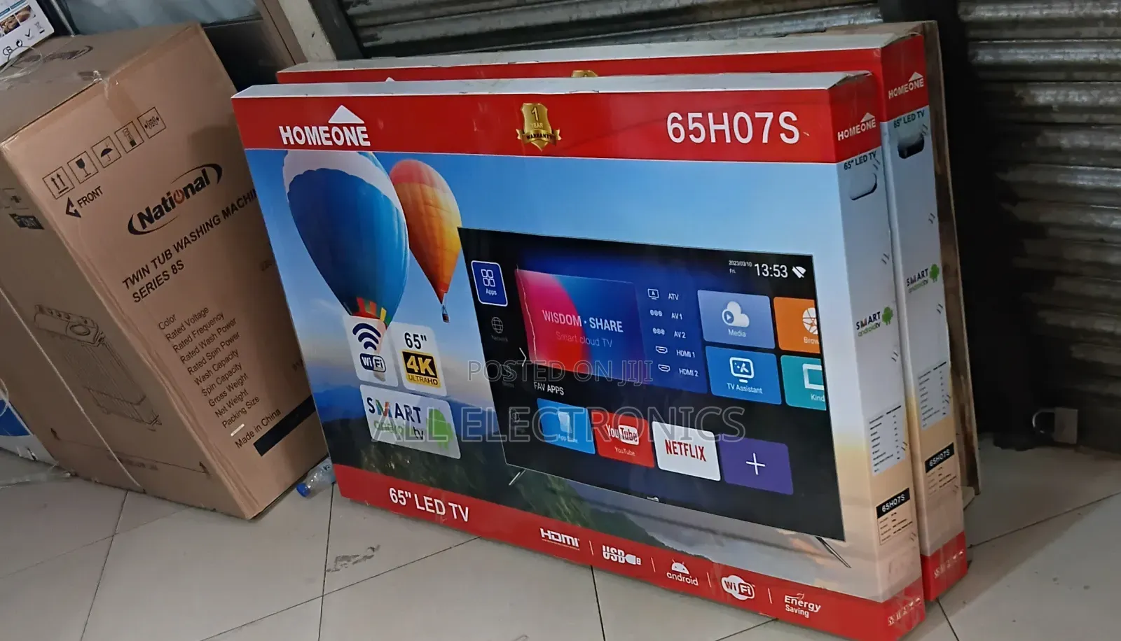 Home One 65 Inch New 2025 Model Smart Tv
