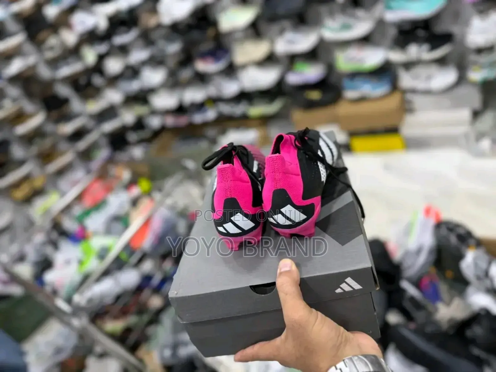 Adidas Predator Accuracy .2 Black Pink Soccer Cleats