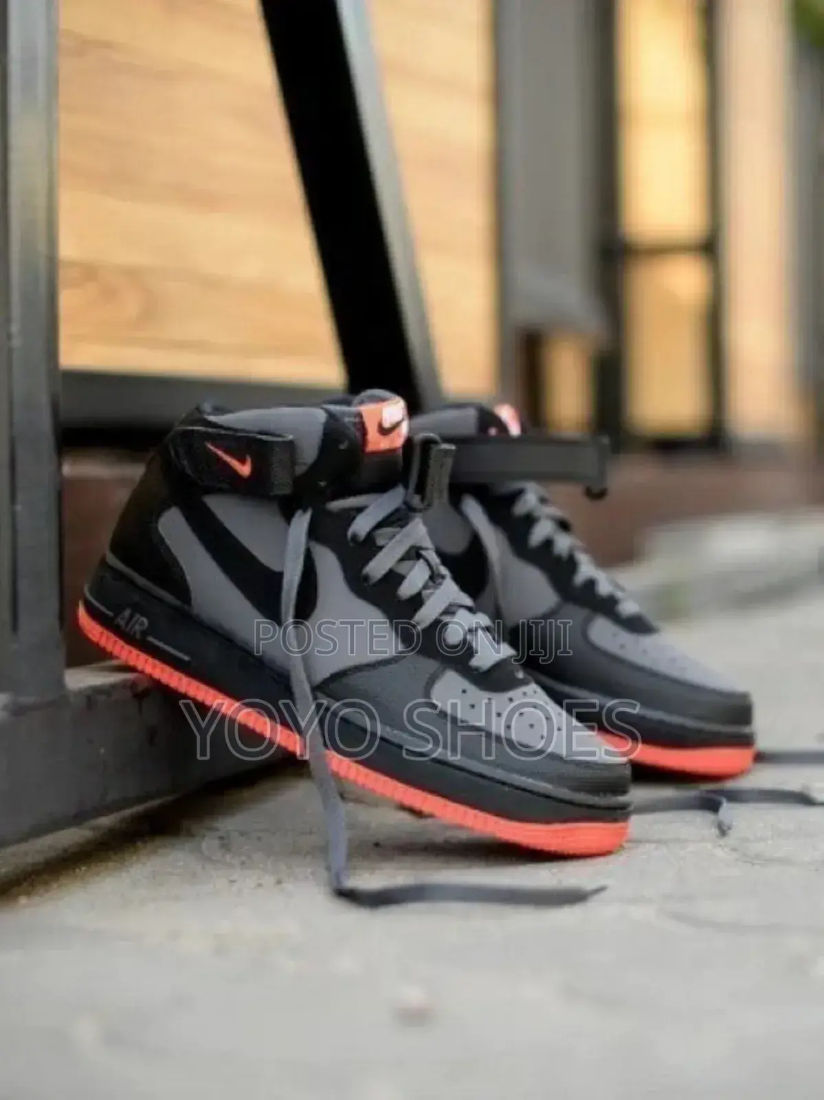High Top Nike Air Force 1mid 07 Dark Gray