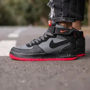 High Top Nike Air Force 1mid 07 Dark Gray
