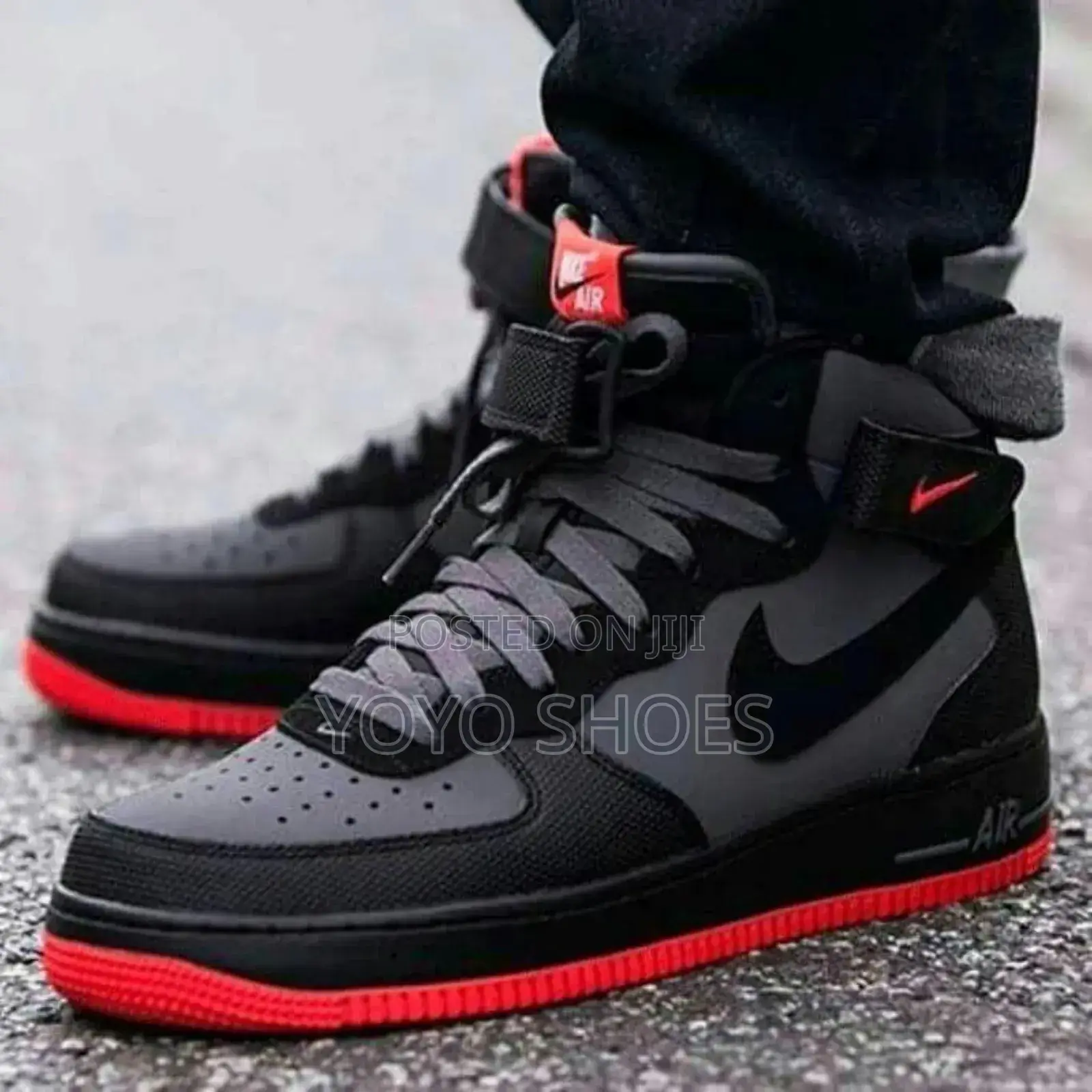 High Top Nike Air Force 1mid 07 Dark Gray
