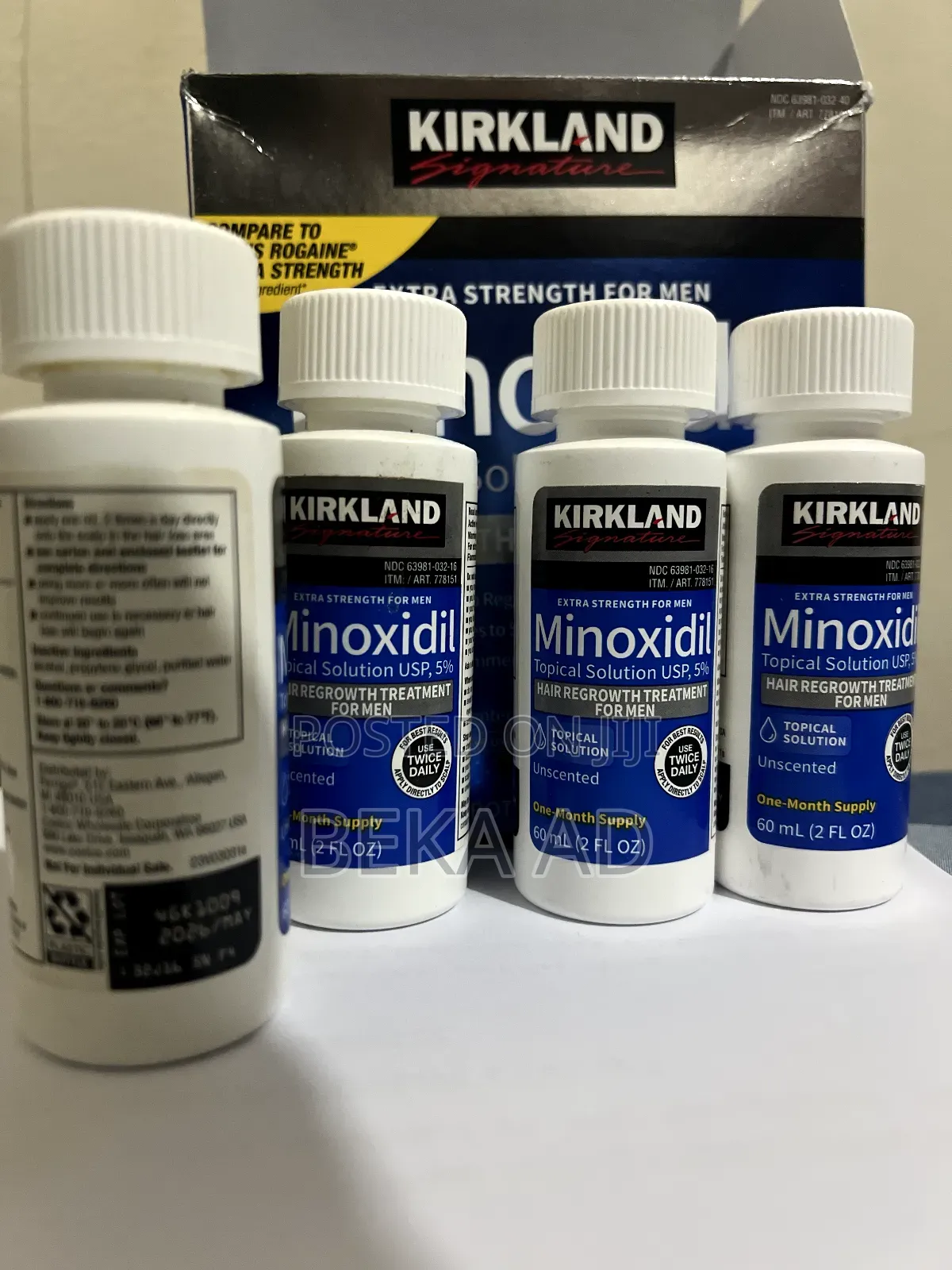 5% Minoxidile for Beard and Hair