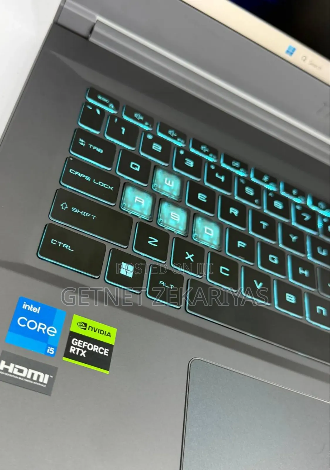 New Laptop MSI GF75 Thin 16GB Intel Core I5 SSD 512GB