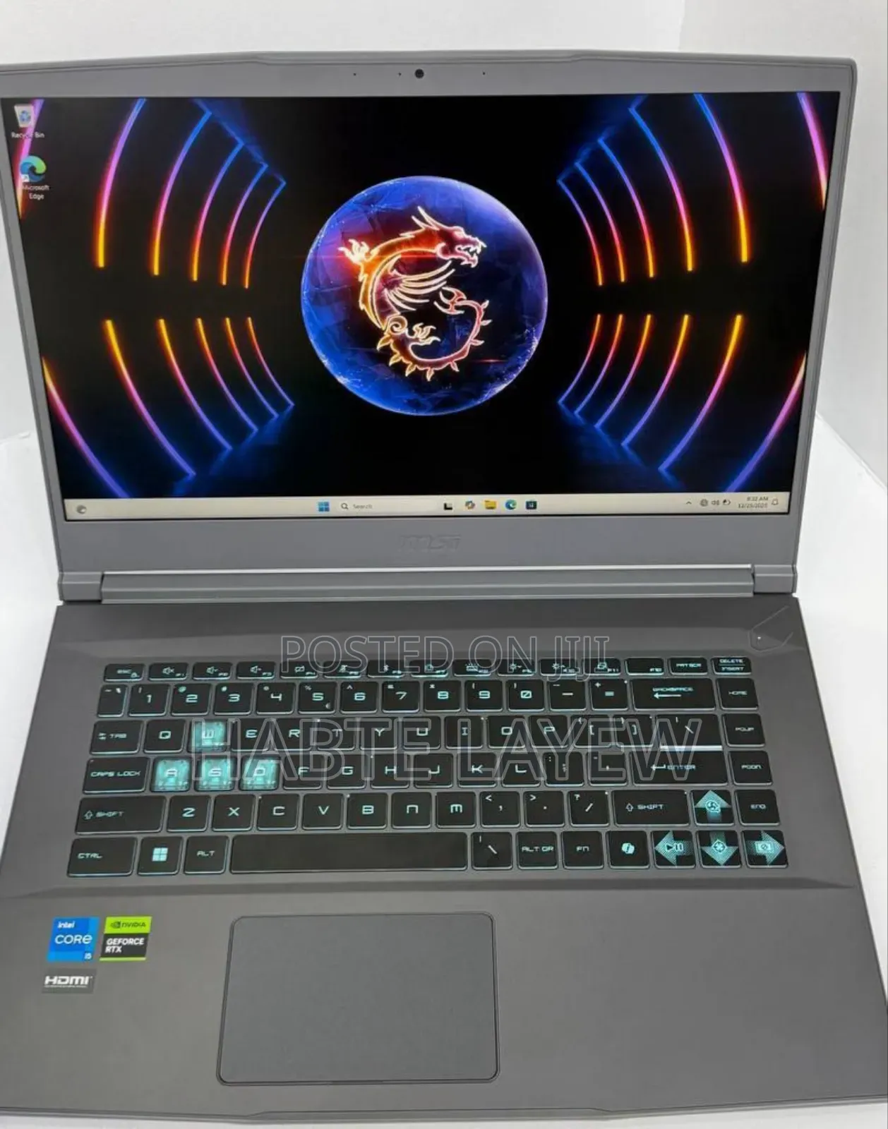 New Laptop MSI GF63 16GB Intel Core I5 SSD 512GB