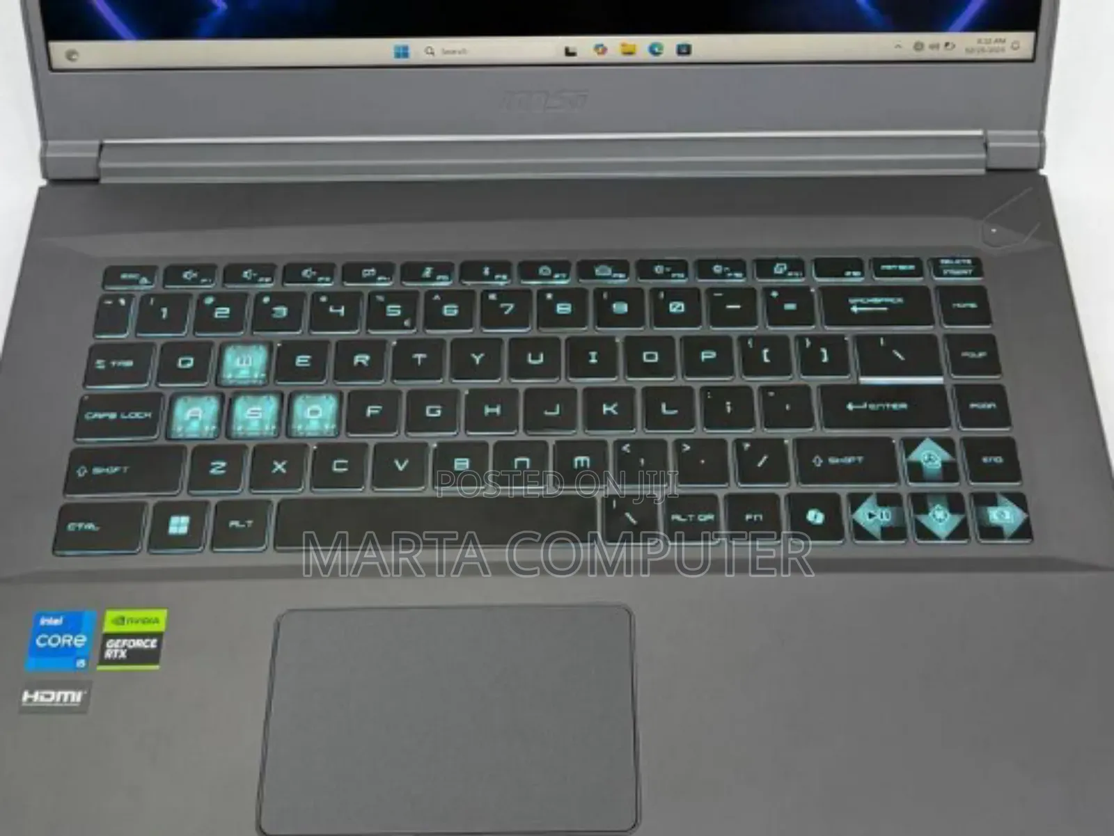 New Laptop MSI GF75 Thin 16GB Intel Core I5 SSD 512GB