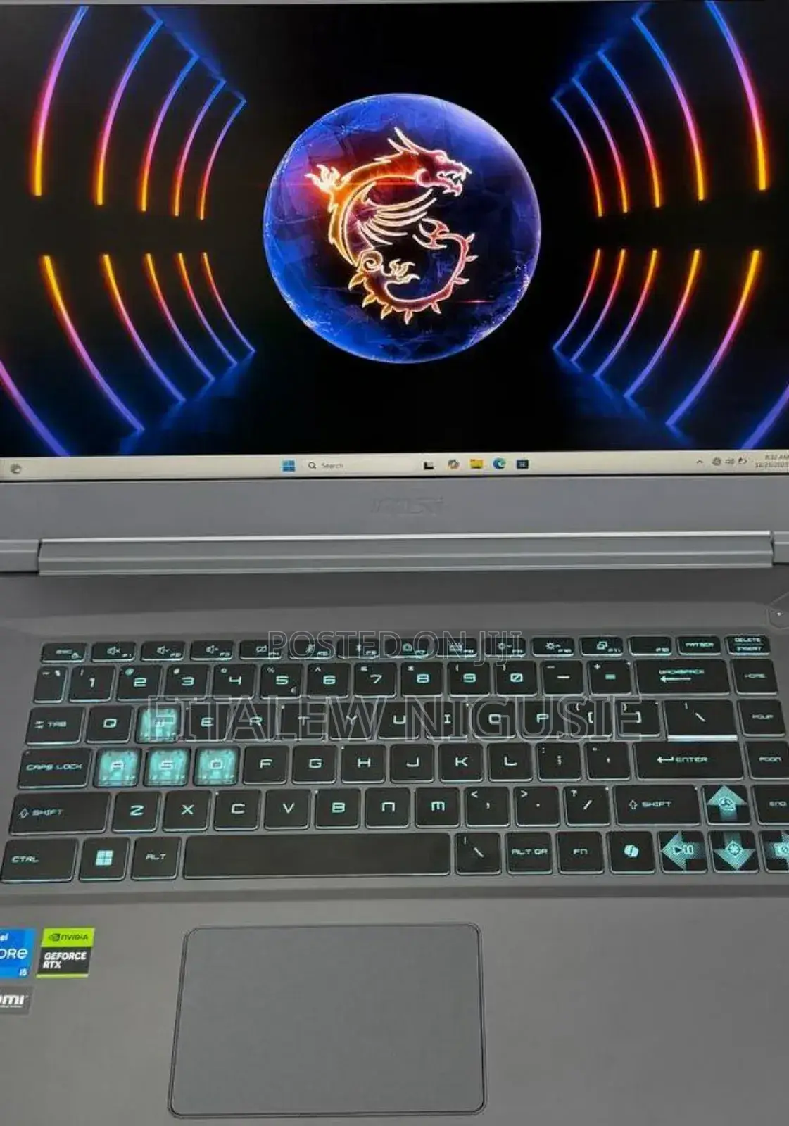 New Laptop MSI GF63 16GB Intel Core I5 SSD 512GB