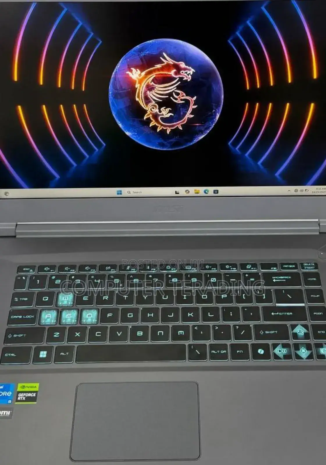 New Laptop MSI GF63 16GB Intel Core I5 SSD 512GB