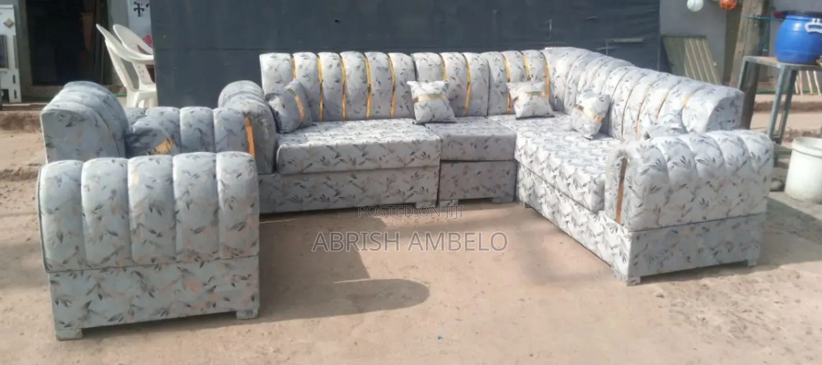 Color Gray Sofa Free Delivery Aa