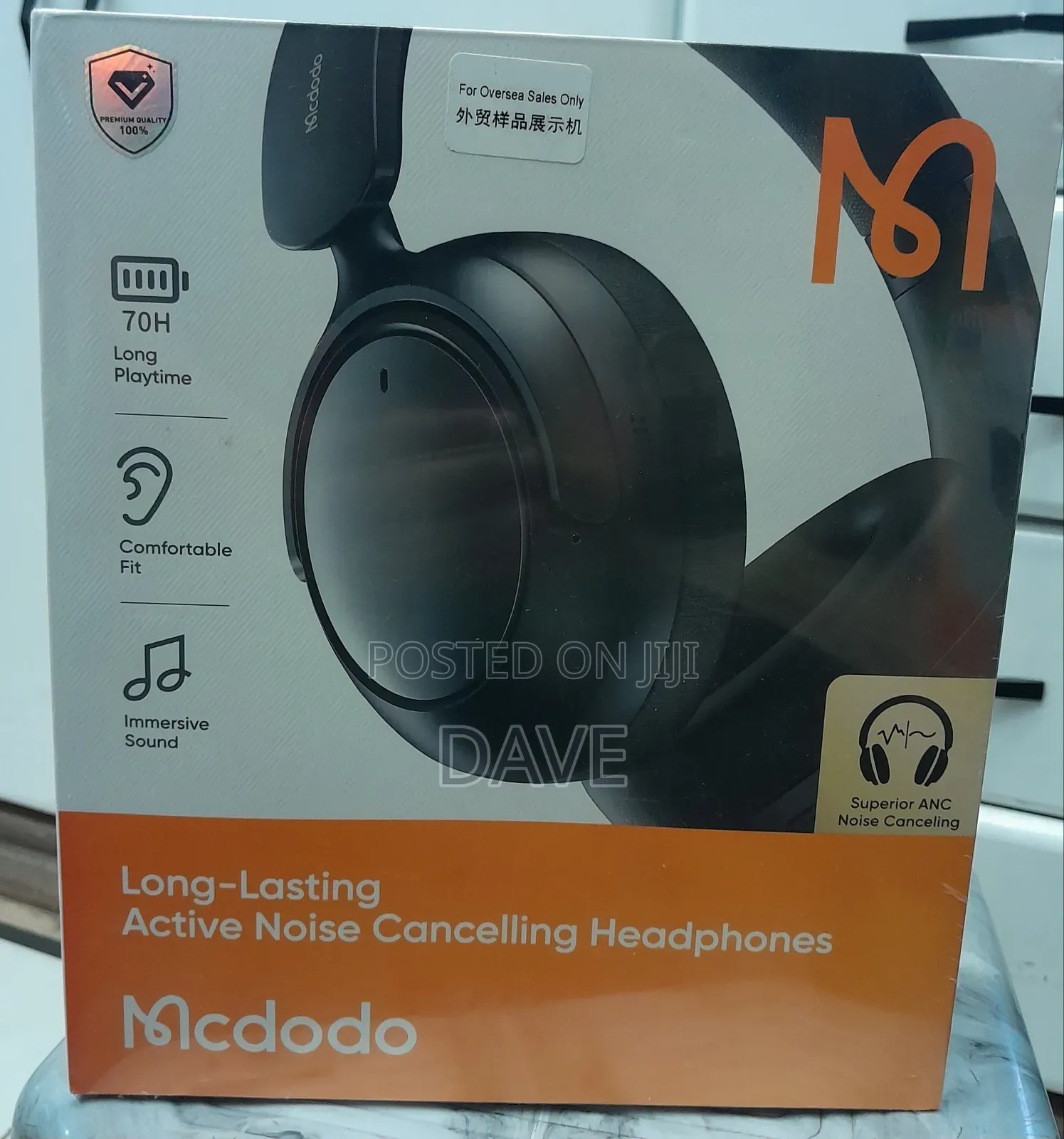 ➢Mcdodo Long-Lasting Active Noise Head Phones ➢Free Delivery 1 Years