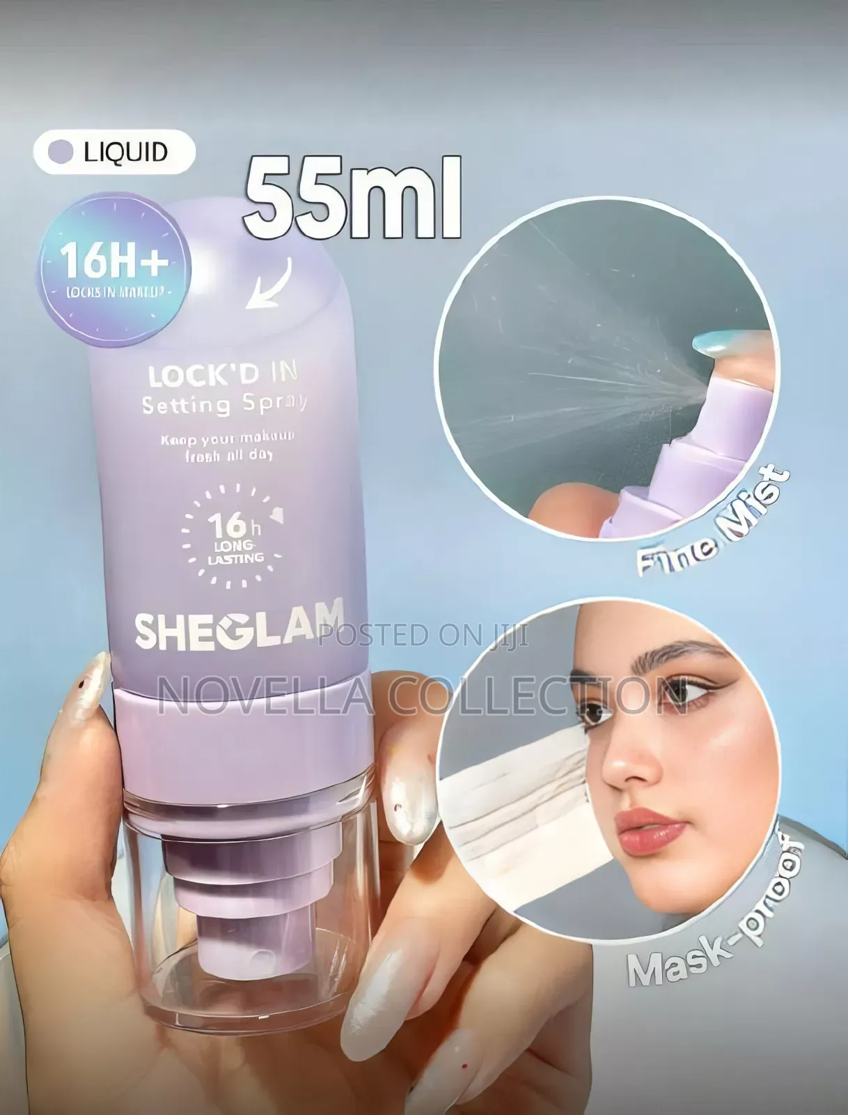 Sheglam Setting Spray Mattifying Effect Quick-Drying Long Lasting