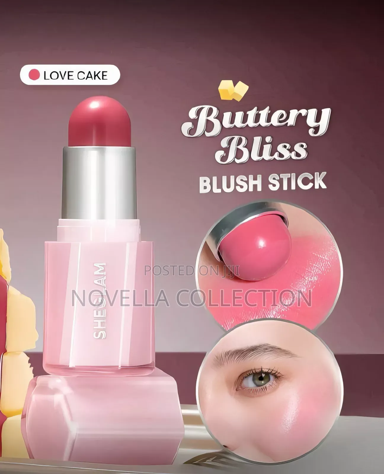 Sheglam Blush Stick-Love Cake Buttery Bliss Rare Brand Beauty Makeup