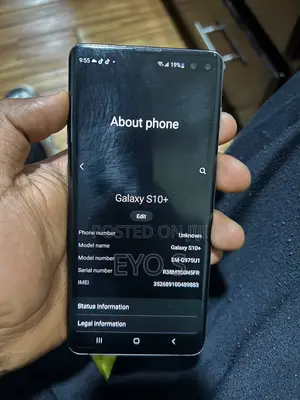 New Samsung Galaxy S10 Plus 128 GB Black
