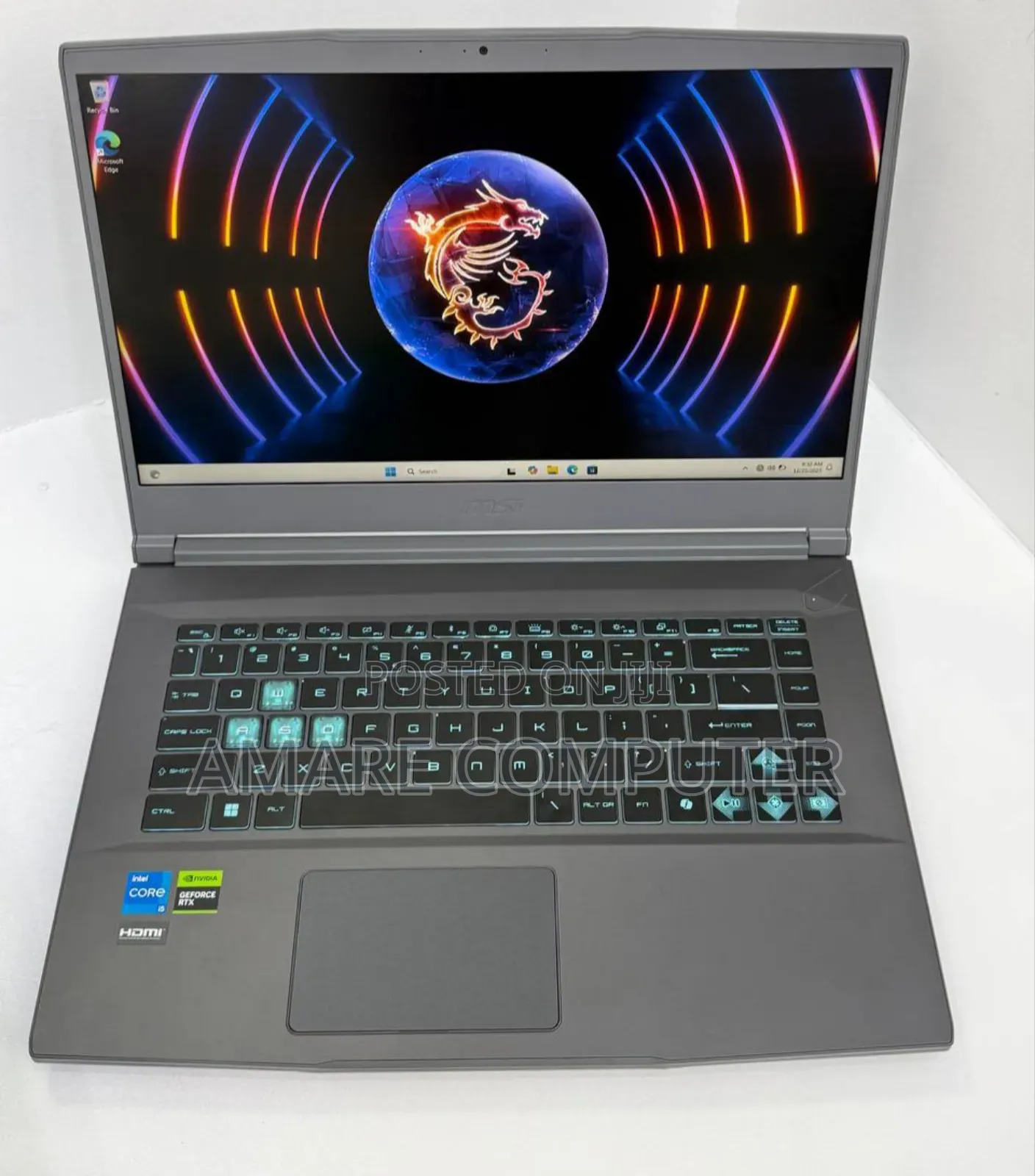 New Laptop MSI GF75 Thin 16GB Intel Core I5 SSD 512GB