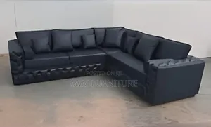 Photo - Mesmerizing Full Leather L Shape Sofa. ሌዘር ሶፋ