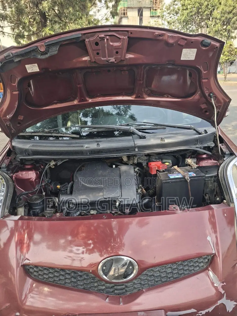 Toyota Yaris 2010 Brown