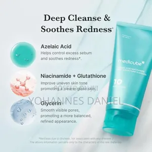 Medicube Azelaic Acid Niacinamide Deep Foam Cleanser