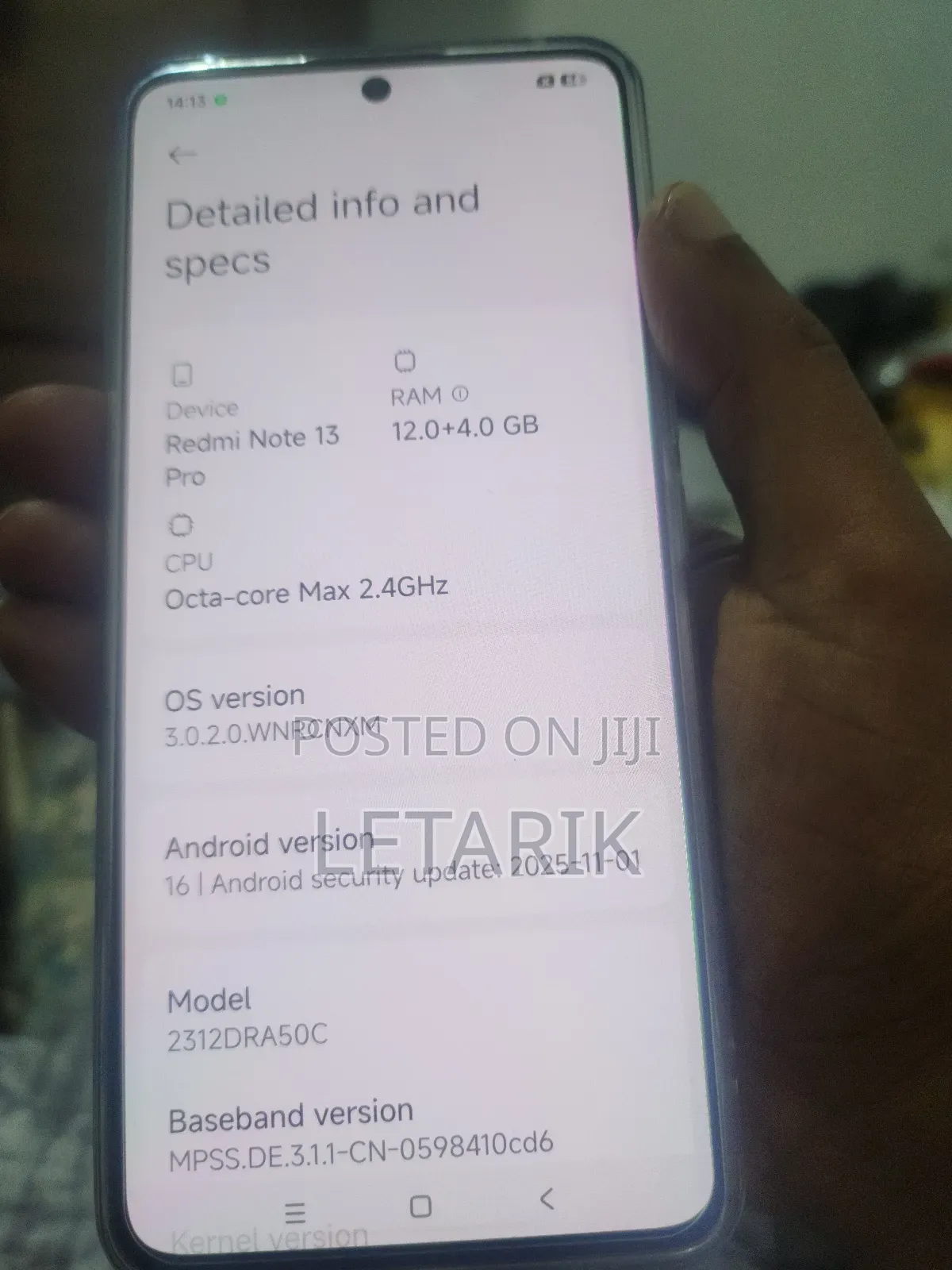 New Xiaomi Redmi Note 13 Pro 5G 256 GB Black