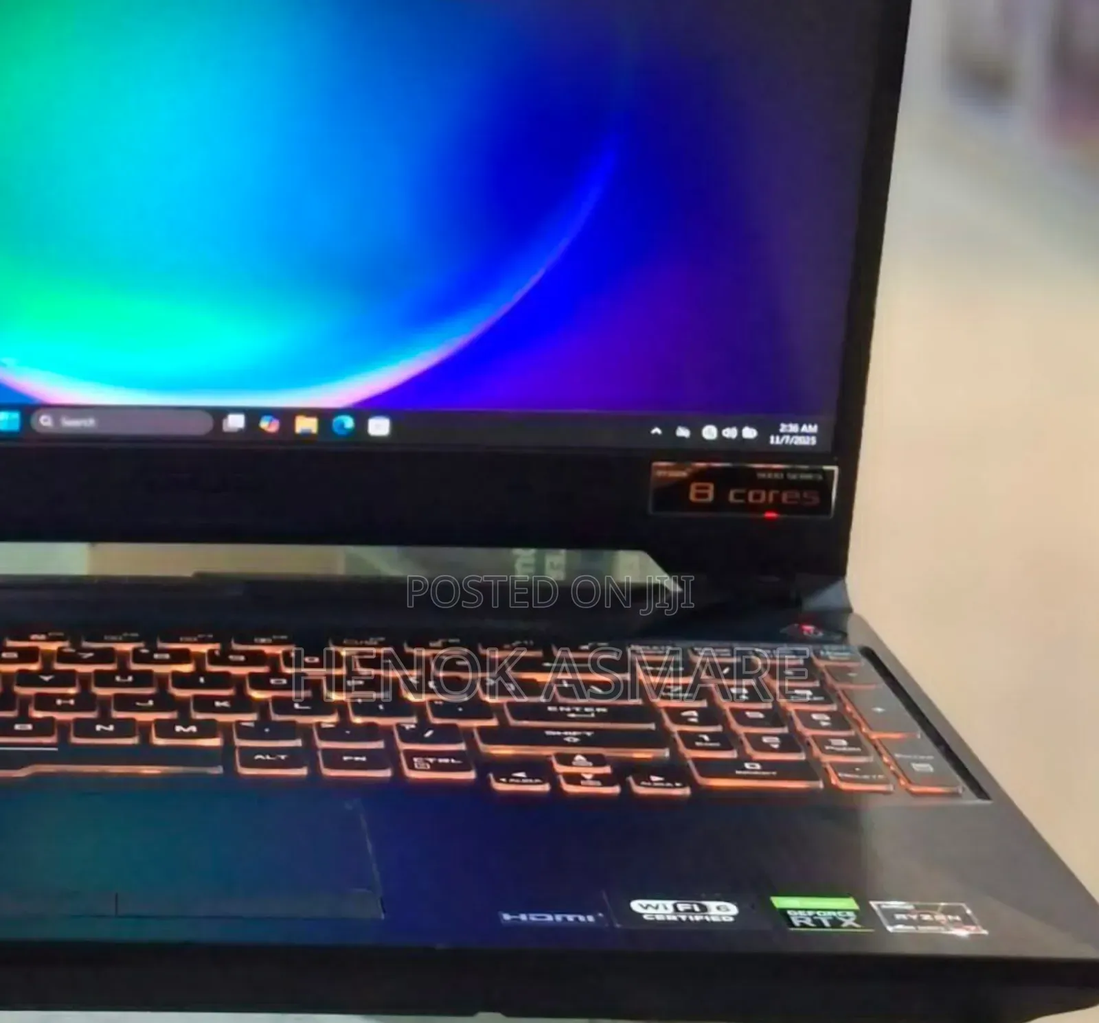 New Laptop Asus TUF Gaming A15 16GB AMD Ryzen 7 SSD 512GB