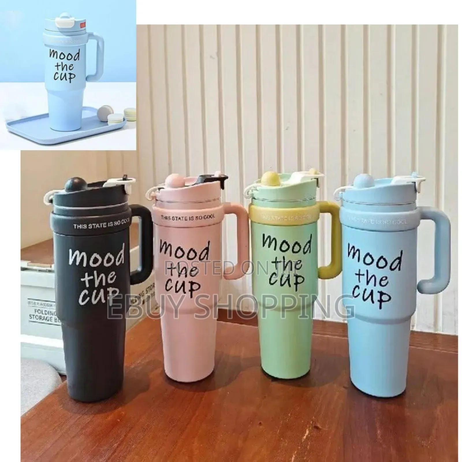 Mood the Cup: Sip Easy With the Built-in Straw Tumbler