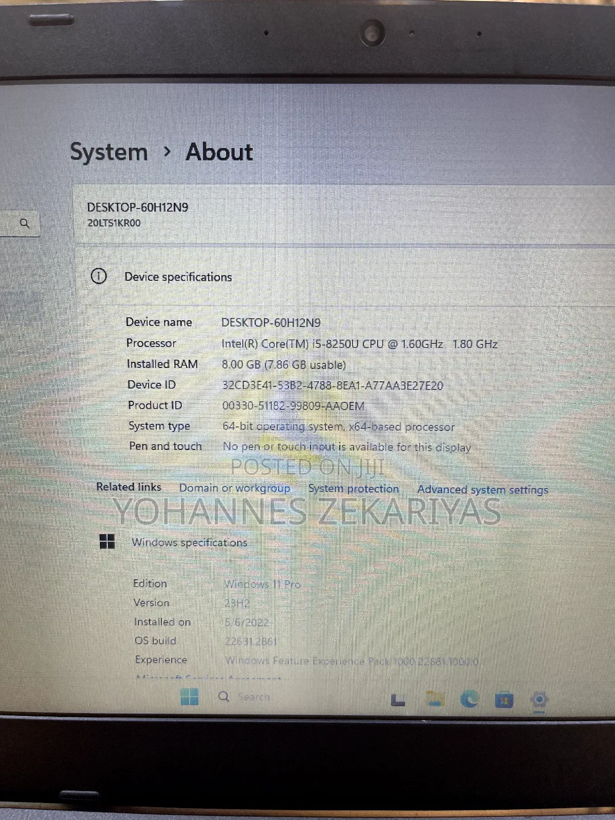 New Laptop Lenovo ThinkPad L480 8GB Intel Core I5 SSD 256GB