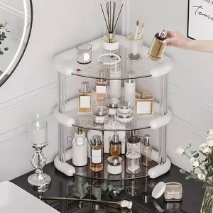 3 Tirs Corner Cosmetics Storage Shelf