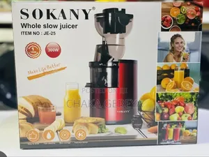 Photo - Sokany Juice Extractor - Separates Juice From Pulp - Includes Jug