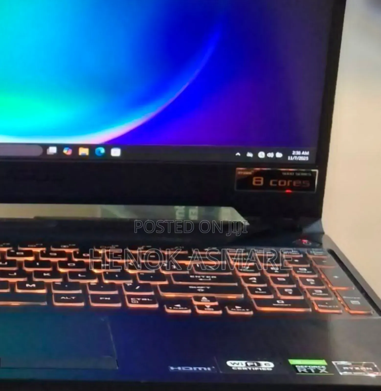 New Laptop Asus TUF Gaming A15 16GB AMD Ryzen 7 SSD 512GB