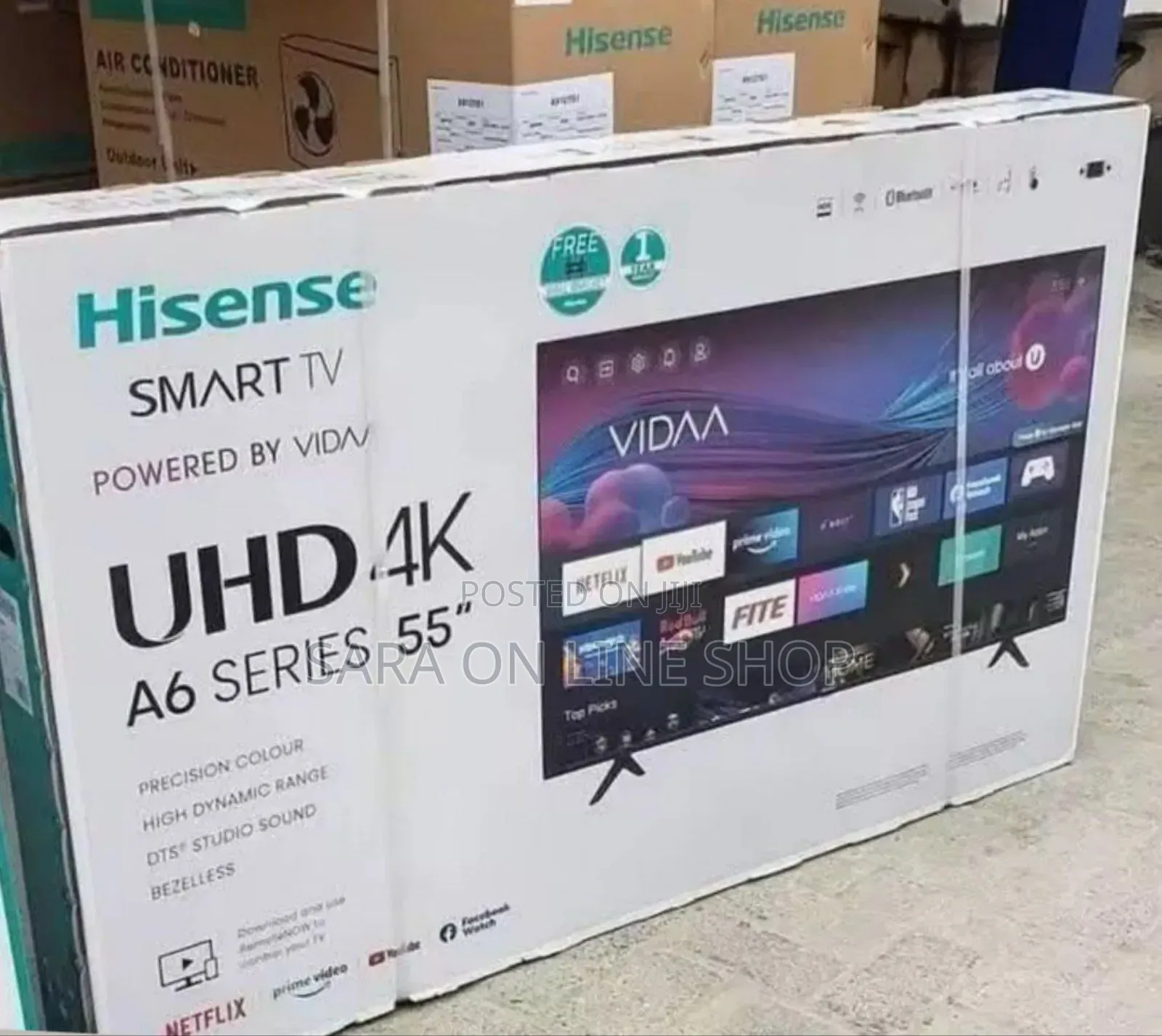 Hisense 55" A6series Uhd Smart Tv *New 2025 * Free Delivery