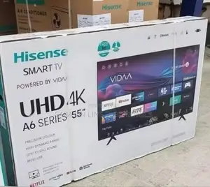 Hisense 55" A6series Uhd Smart Tv *New 2025 * Free Delivery