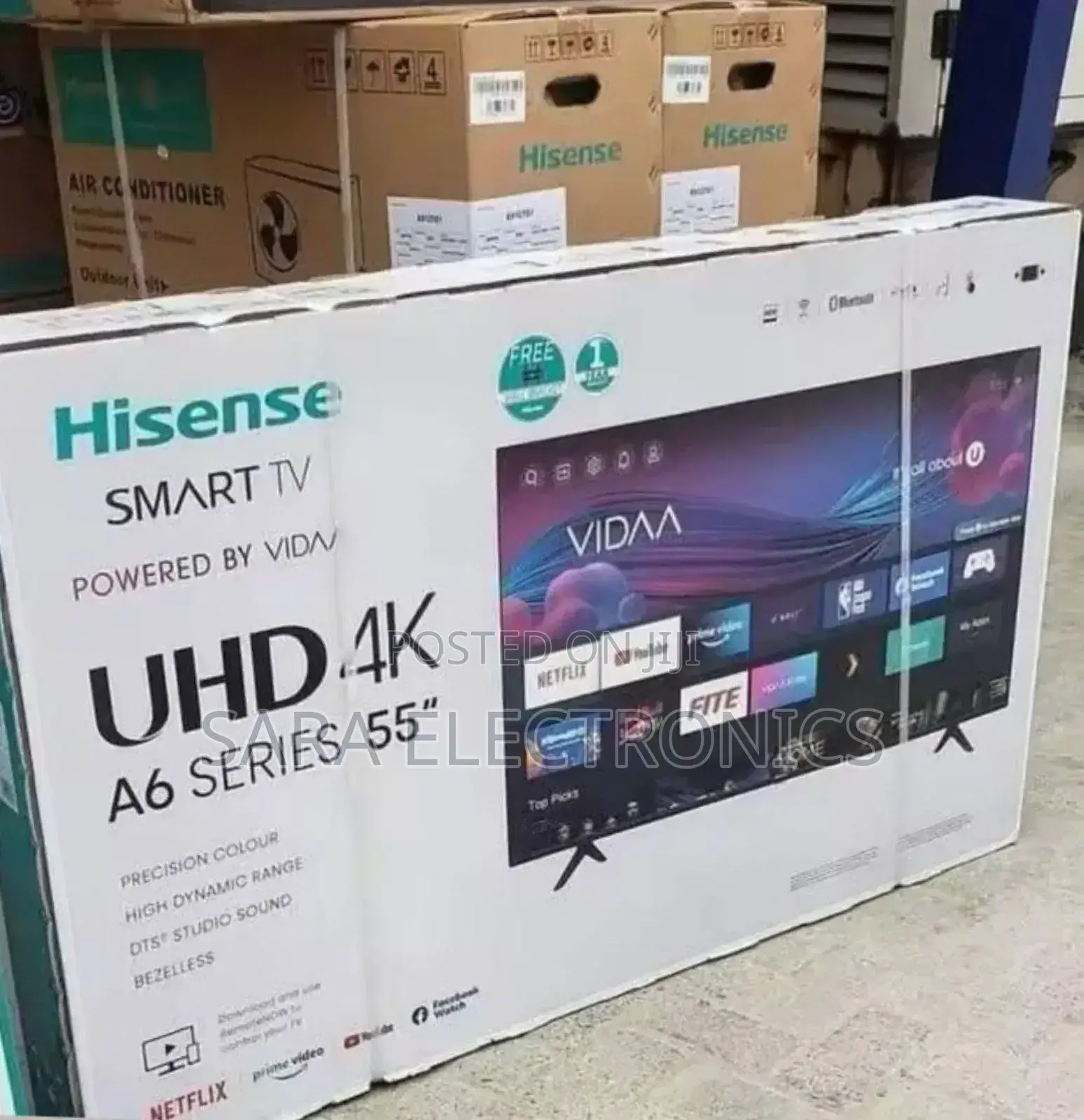 Hisense 55" A6series Uhd Smart Tv *New 2025 * Free Delivery