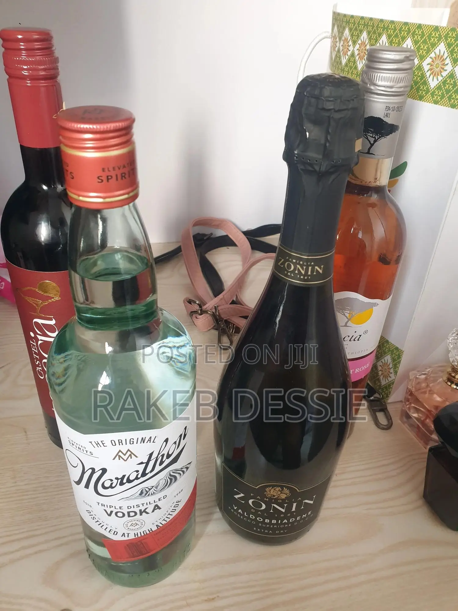Italian Sparkling Wine, 2 Acacia Wines, Marathon Vodka