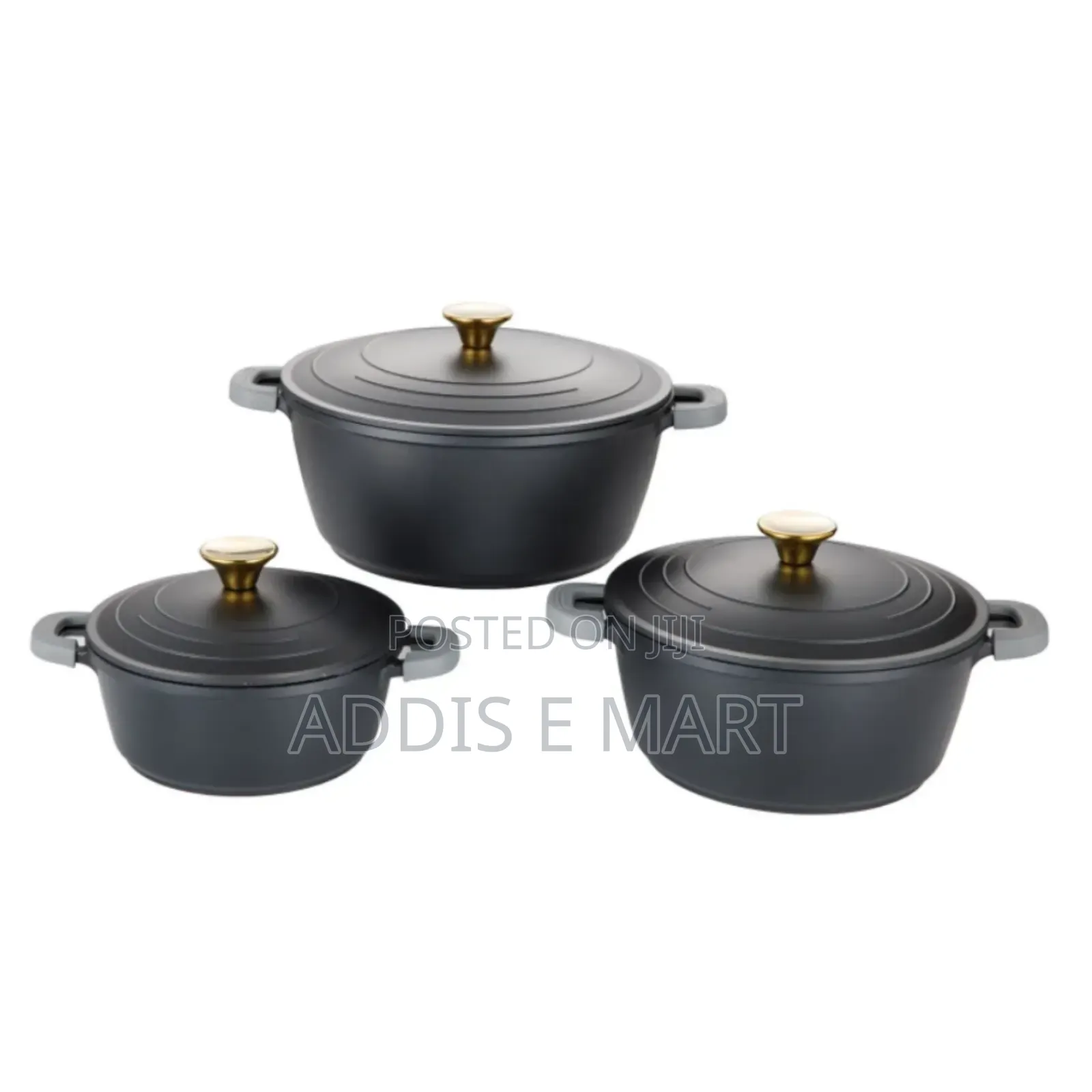 Momcoc 3pcs Non Stick Cookware