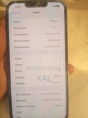 New Apple iPhone 13 Pro 128 GB Purple