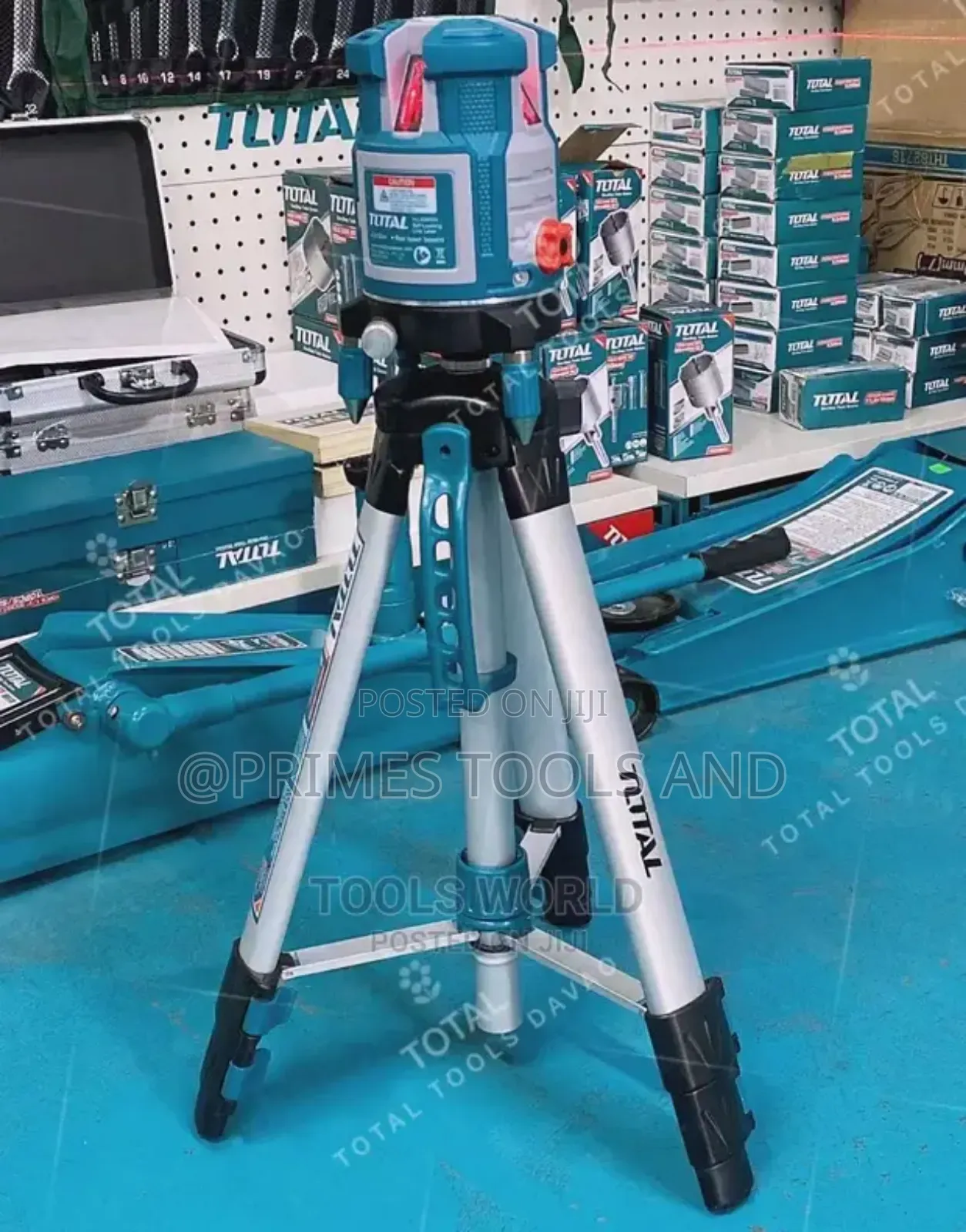 Total Laser Level + Tripod Stand