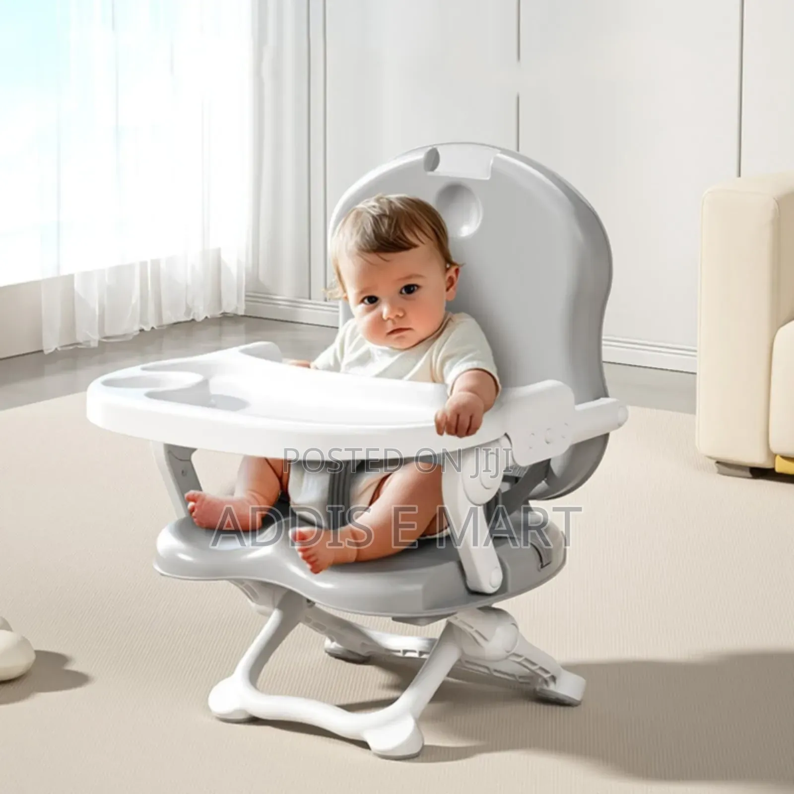 High Chair, Baby Child Seat For Children (ተለቅ በሚለዉ)